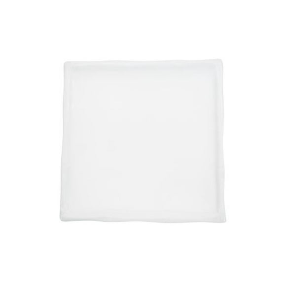 Box of 36 CAC China BAP-7 Bamboo 7-Inch Super White Porcelain Square Plate with Bamboo Rim Box of 36 CAC China BAP-7 Bamboo 7-Inch Super White Porcelain Square Plate with Bamboo Rim